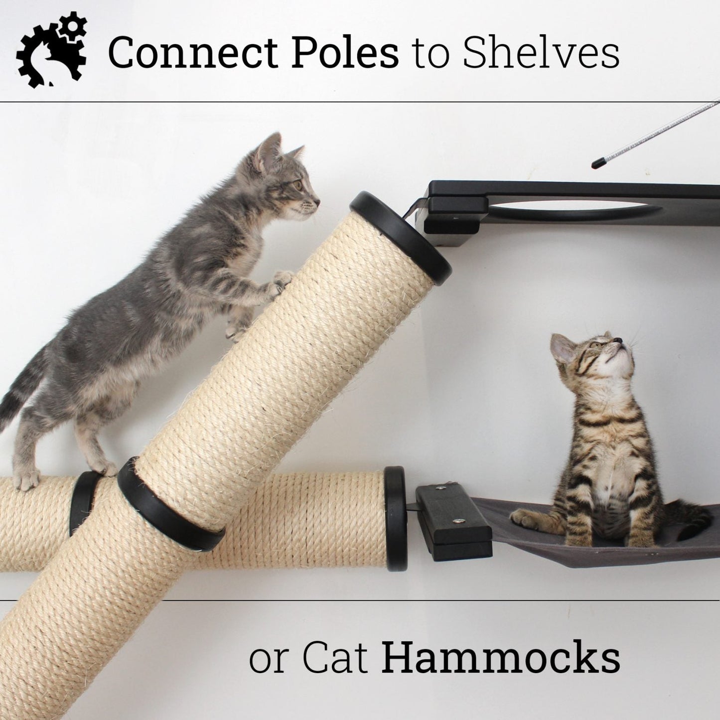 Slanted Cat Scratcher for Wall Cat Scratcher Catastrophic Creations