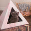 'Rose Quartz' Cardboard Cat Pyramid KittyKardboard