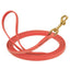 Viper Biothane Long Line 33 ft Lead with Brass Hardware Coral 1 2" Dog Leashes Dogline