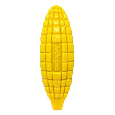 Corn on the Cob Nylon Dog Toy for Aggressive Chewers | USA Made | SodaPup Corn on the Cob Nylon Toy - Yellow Nylon Dog Toys SodaPup/True Dogs, LLC