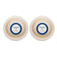 Country Living Set of 2 Natural Fiber Dog Bowls – White Swan Bamboo Bowls American Pet Supplies