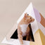 'Abstract' Cardboard Cat Pyramid KittyKardboard