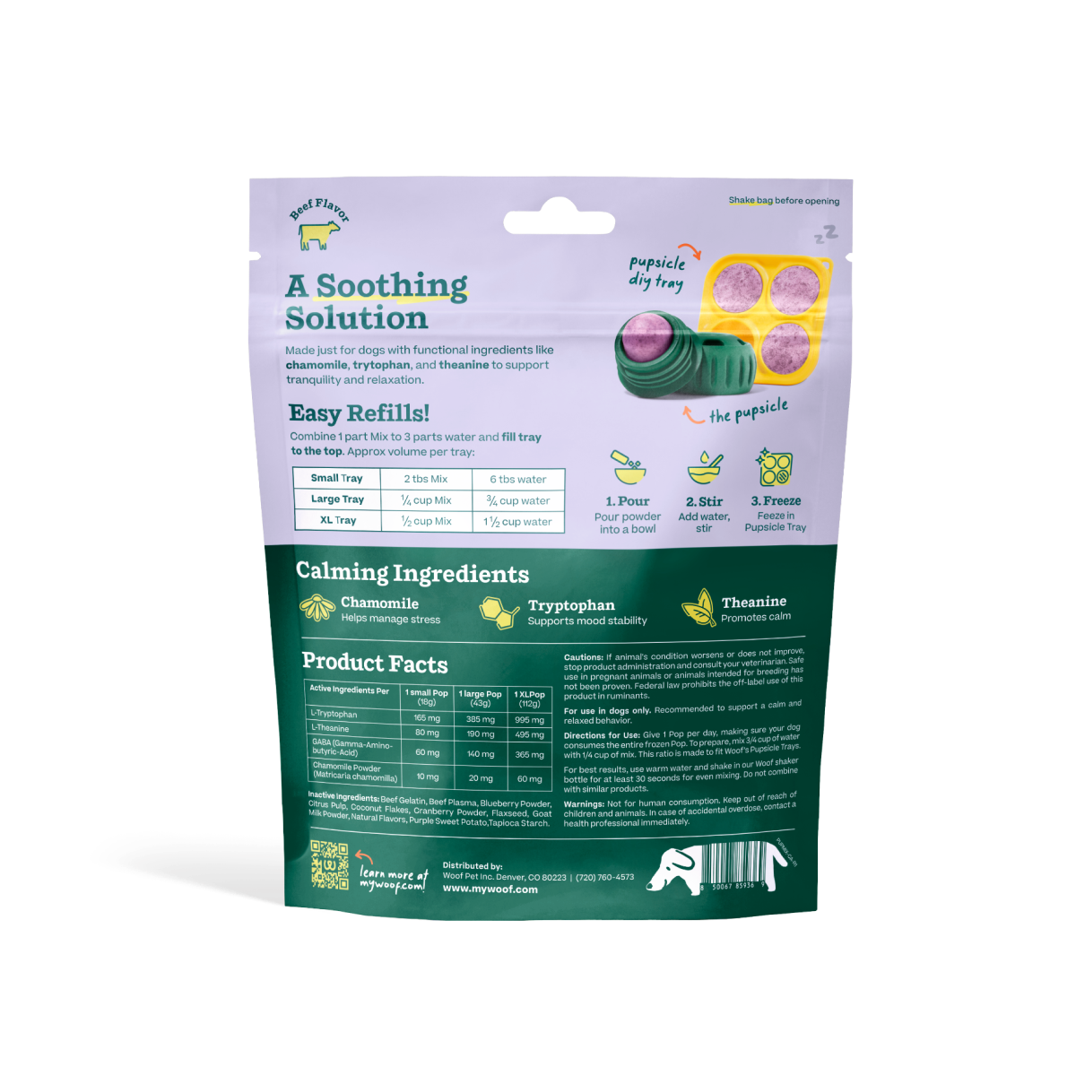 Pupsicle Treat Mix - Calming Woof