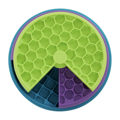 Nina Ottosson Lickin' Layers Interactive Treat Dog Puzzle Toy Multicolored Level 2 Dog Slow Feeder Nina Ottosson