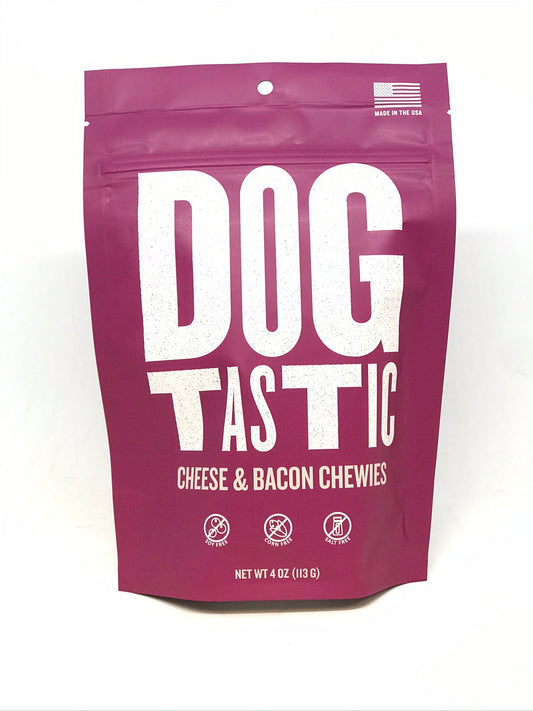 DOGTASTIC Cheese & Bacon Chewies Dog Treats T&T