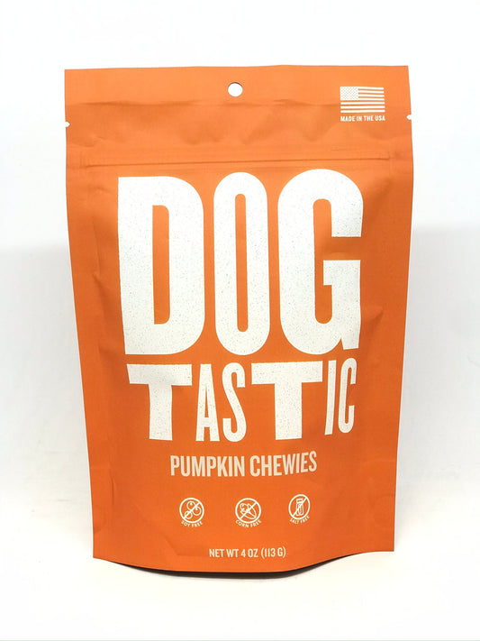 DOGTASTIC Pumpkin Chewies Dog Treats T&T