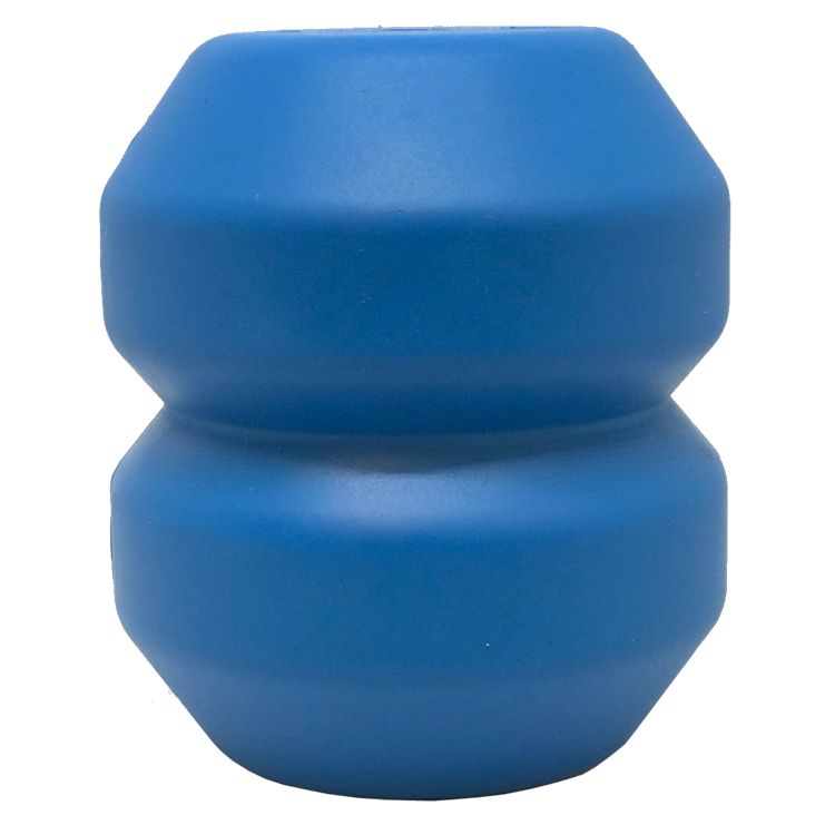 Double Trouble Durable Rubber Chew Toy and Treat Dispenser Large Double Trouble - Blue Rubber Dog Toys SodaPup/True Dogs, LLC
