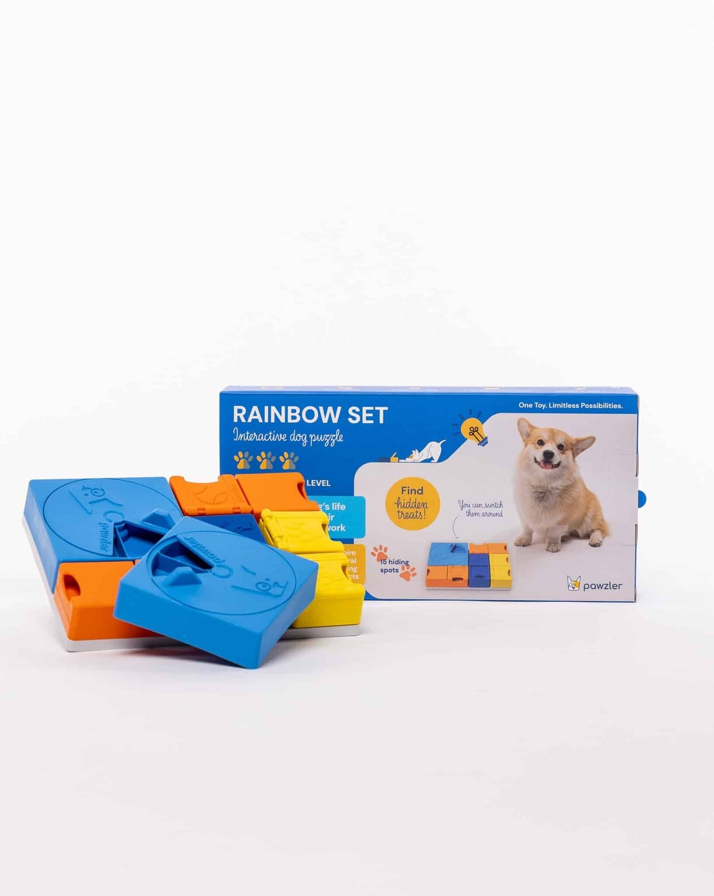 Pawzler Set - Rainbow Enrichment Product SwiftPaws