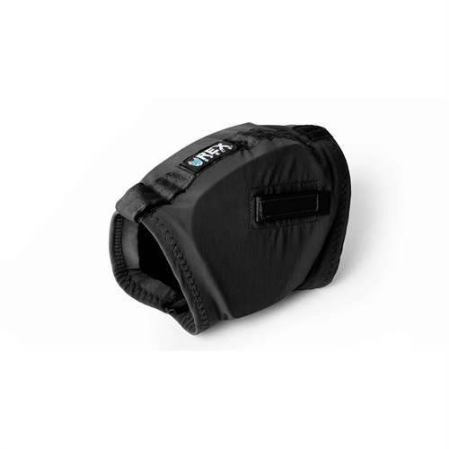 Image of black ear protection for dogs 