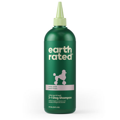 Earth Rated 3 in 1 Dog Shampoo Curly Coat 16oz Dog Grooming Earth Rated