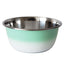 Deep Dog Bowl – Stainless Steel Bowl, Ideal for Small, Medium & Large Dogs – Mint Green Deep Bowls American Pet Supplies