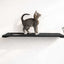 Wall Mounted Cat Feeding Shelf Elevated Onyx Bamboo 34" Slotted Shelf Cat shelves/bed Catastrophic Creations