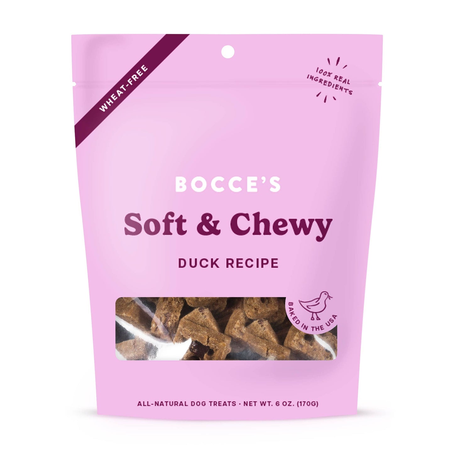 Bocce's Bakery Duck Soft & Chewy Dog Treats 6oz Soft & Chewy Antelope Pets