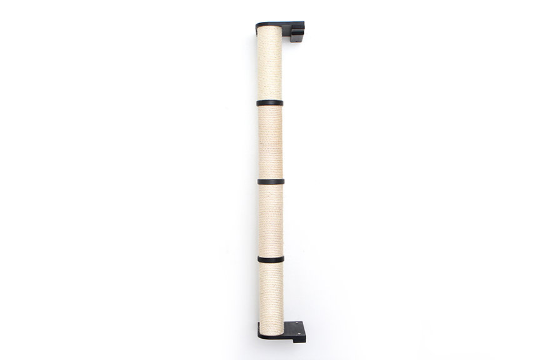 Wall Mounted Cat Climbing Pole - Sisal Onyx Bamboo 4-Tier No Leaf Shelf Cat Scratcher Catastrophic Creations