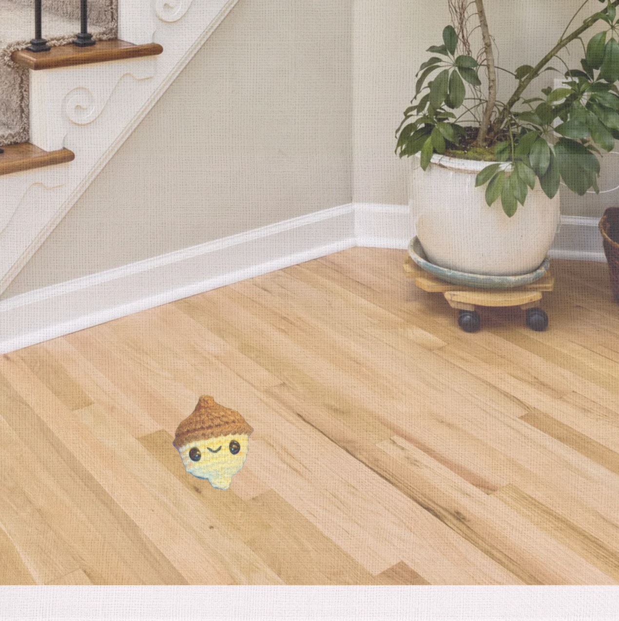 augie the acorn | weighted cat toy cat toy Chunkles