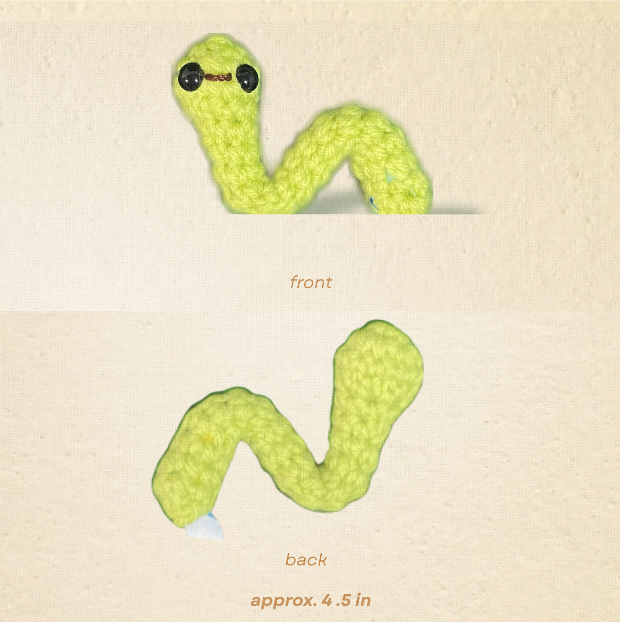 Noodle the inchworm | lightweight cat toy cat toy Chunkles