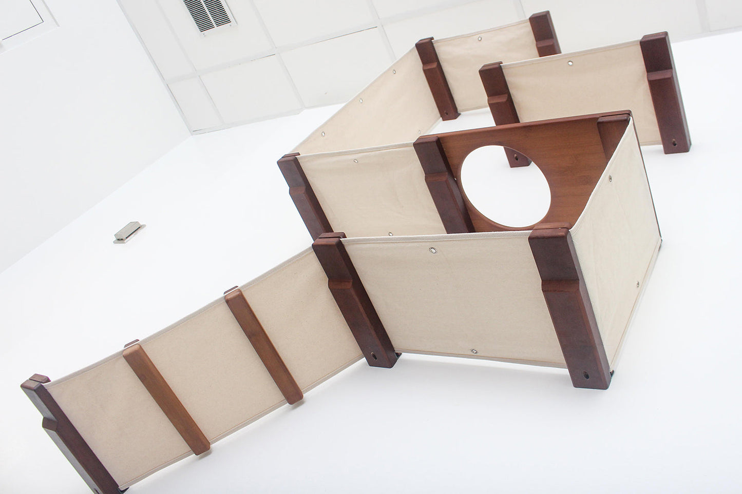 The Deluxe Cat Fort - Modern Cat Condo Cat Condo Catastrophic Creations