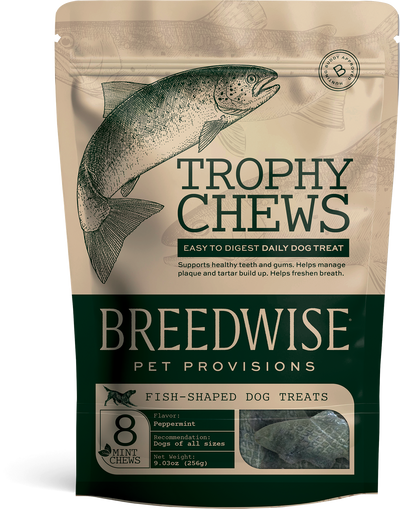 Trophy Chews™ Fish-Shaped Dental Treats Dog Treat Breedwise Pet Provisions