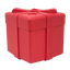 Gift Box eDispenser Durable Rubber Chew Toy & Treat Dispenser Rubber Dog Toys SodaPup/True Dogs, LLC