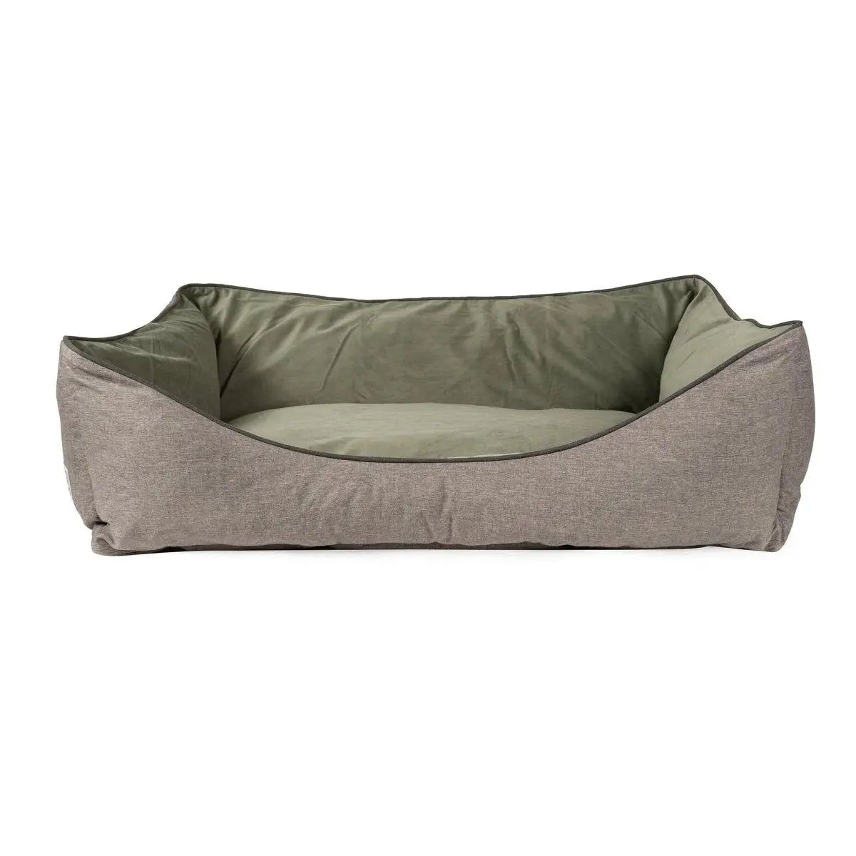 GreenDog Kuddler Dog Bed - Luxe Neutral Light Gray K9 Outdoors
