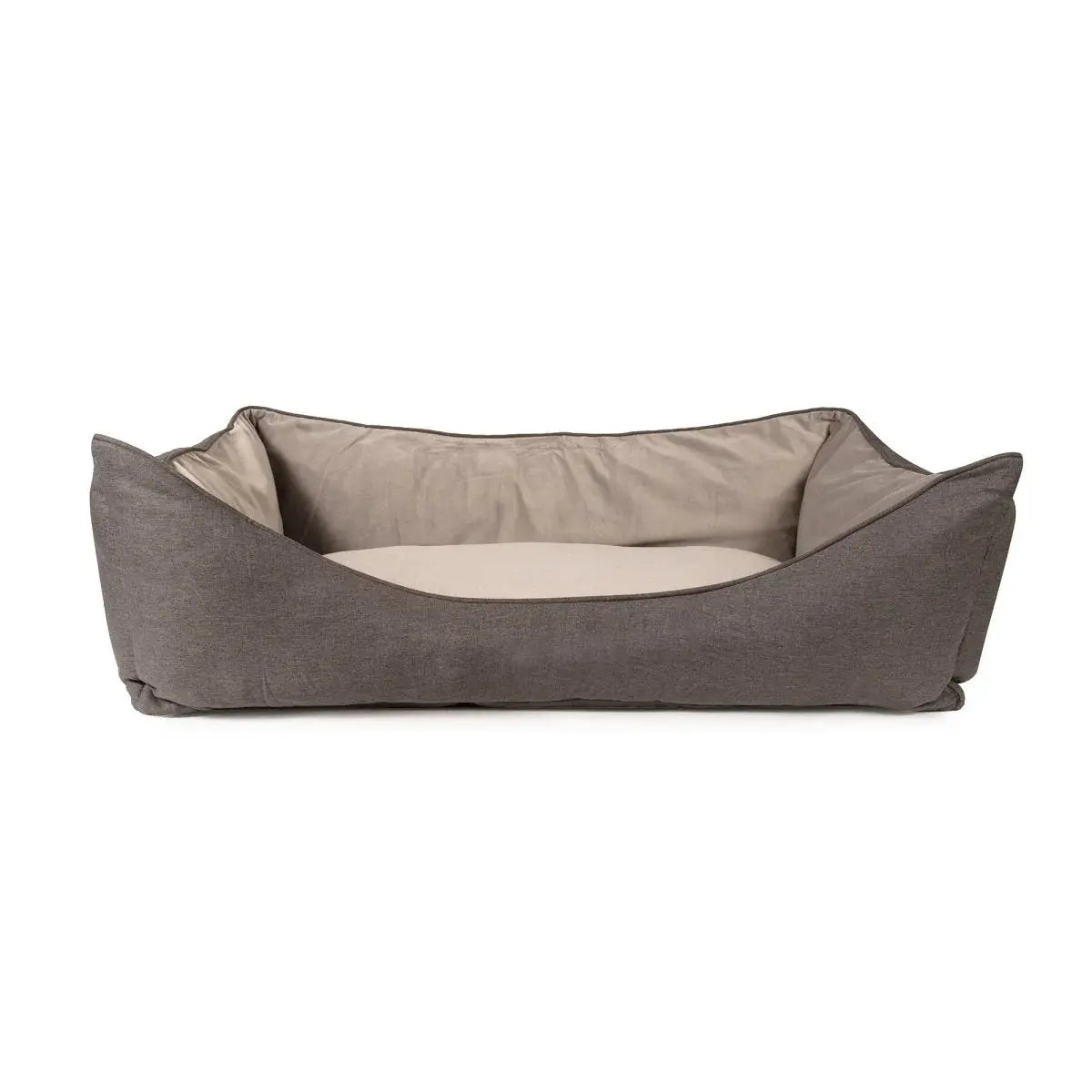 GreenDog Kuddler Dog Bed - Luxe Neutral Dark Gray K9 Outdoors