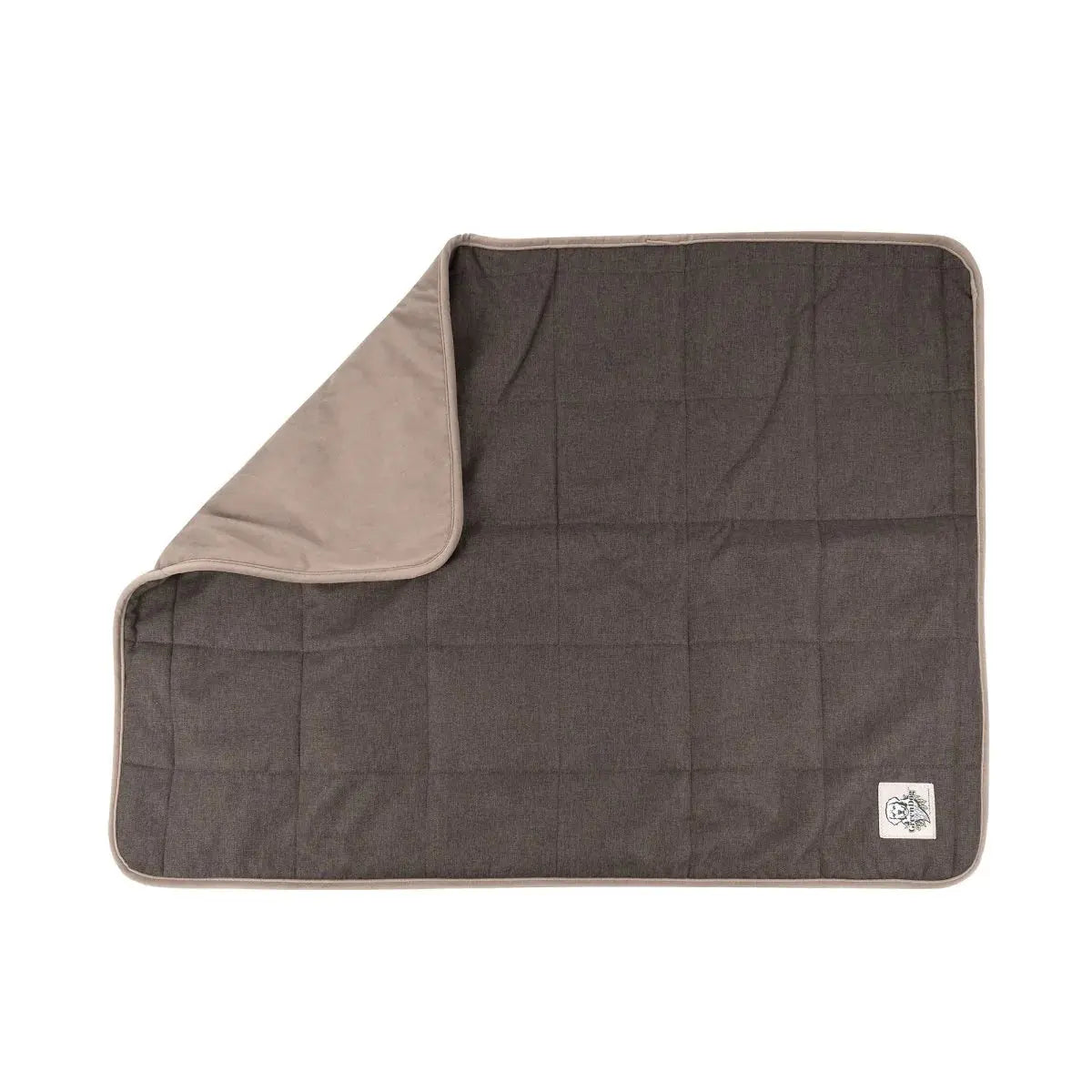 GreenDog Crate Blanket Dog Blanket - Luxe Neutral Dark Gray K9 Outdoors