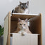 The Grotto - Short Cat Tree for Small Spaces Cat Condo Catastrophic Creations