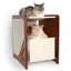 The Grotto - Short Cat Tree for Small Spaces Cat Condo Catastrophic Creations