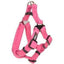 Comfort Microfiber Flat Step-In Dog Harness Pink Dog Harnesses Dogline