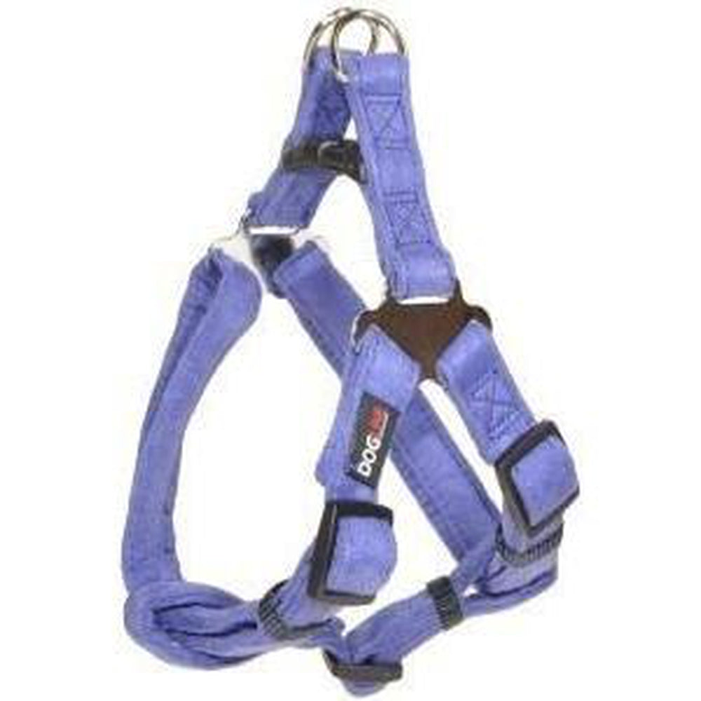 Comfort Microfiber Flat Step-In Dog Harness Purple Dog Harnesses Dogline