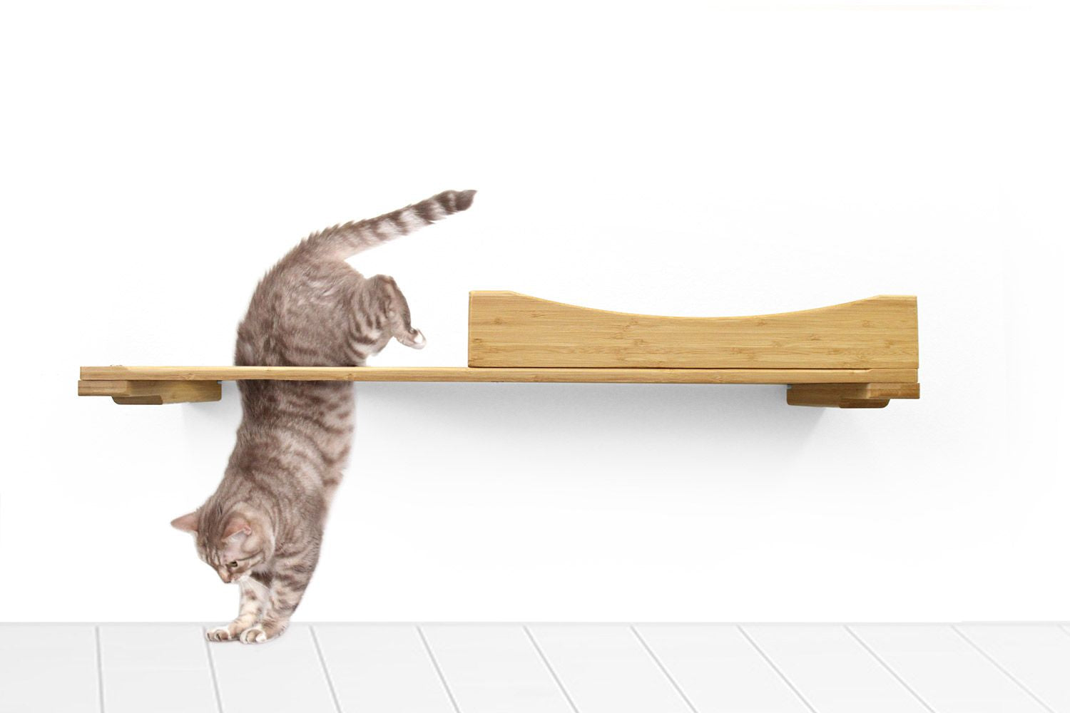 The Cat Nest Bed Natural Bamboo None Cat shelves/bed Catastrophic Creations