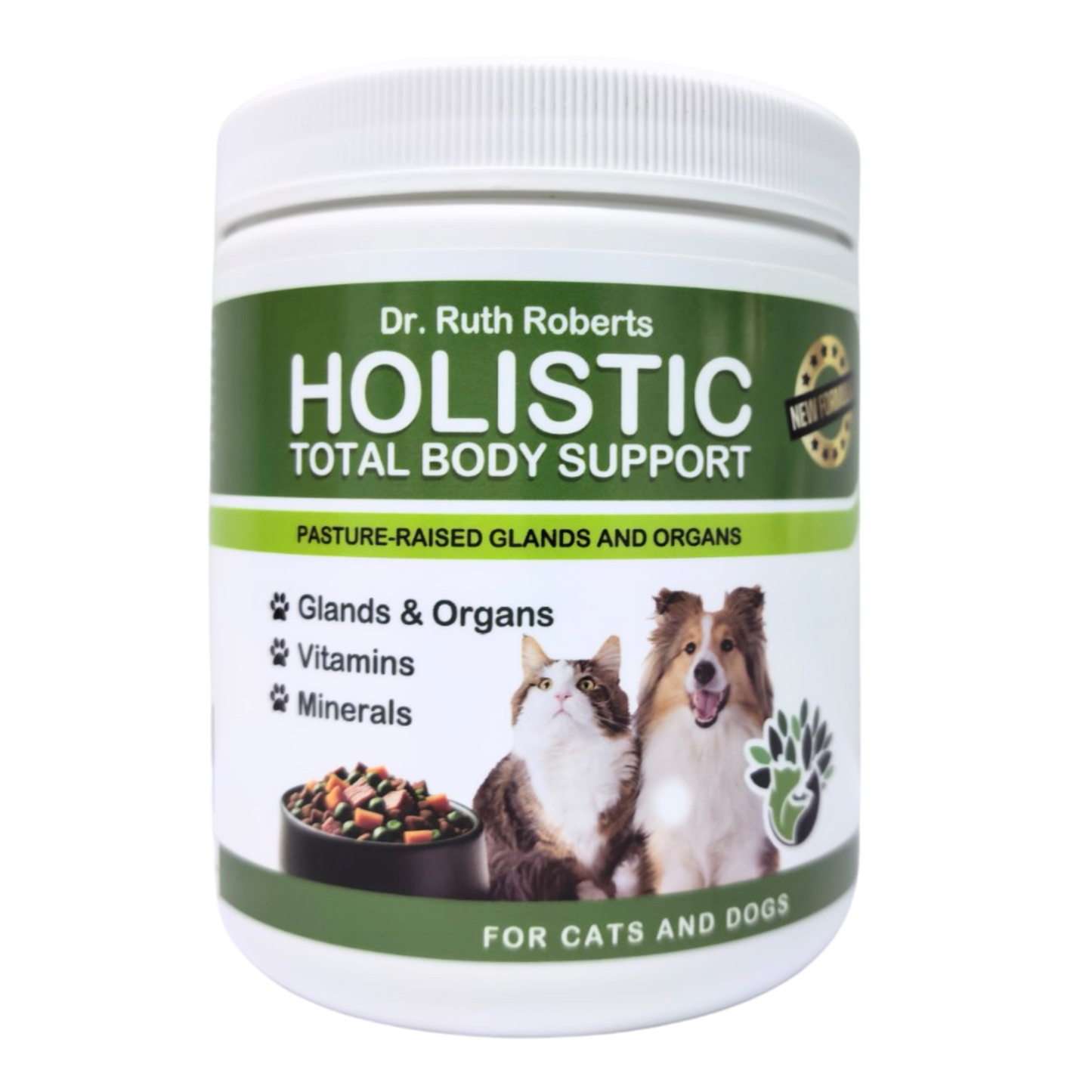 Holistic Total Body Support – Multivitamin & Glandular Support for Dogs and Cats Vitamins & Supplements Dr. Ruth Roberts
