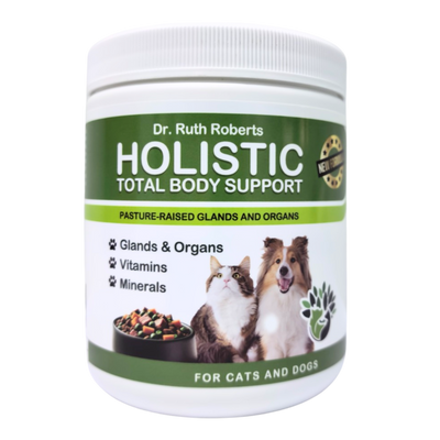Holistic Total Body Support – Multivitamin & Glandular Support for Dogs and Cats Vitamins & Supplements Dr. Ruth Roberts