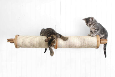 Horizontal Scratching Post for Cats Cat Scratcher Catastrophic Creations