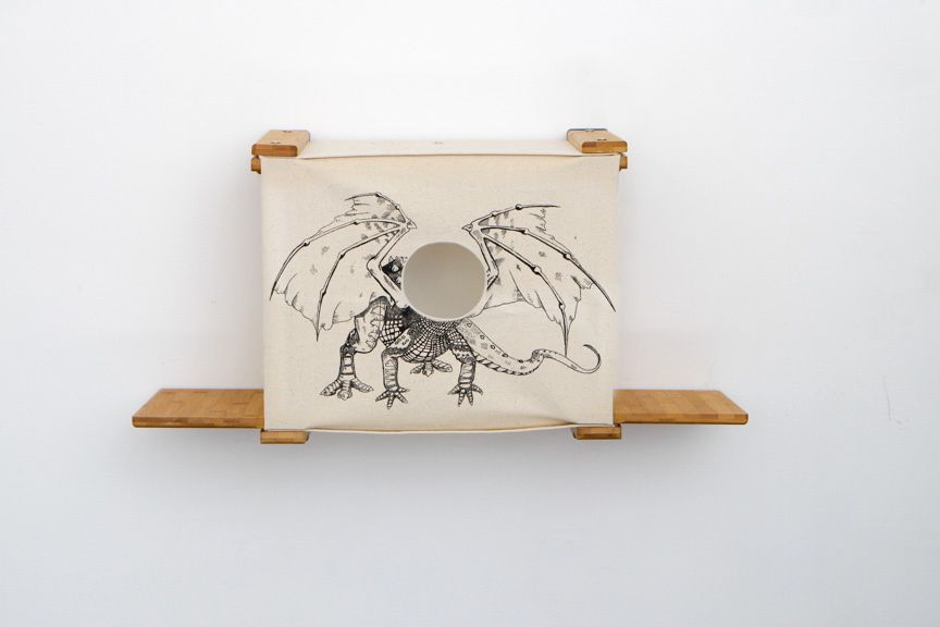 Cat Cubby for Wall - Covered Cat Bed Catastrophic Creations