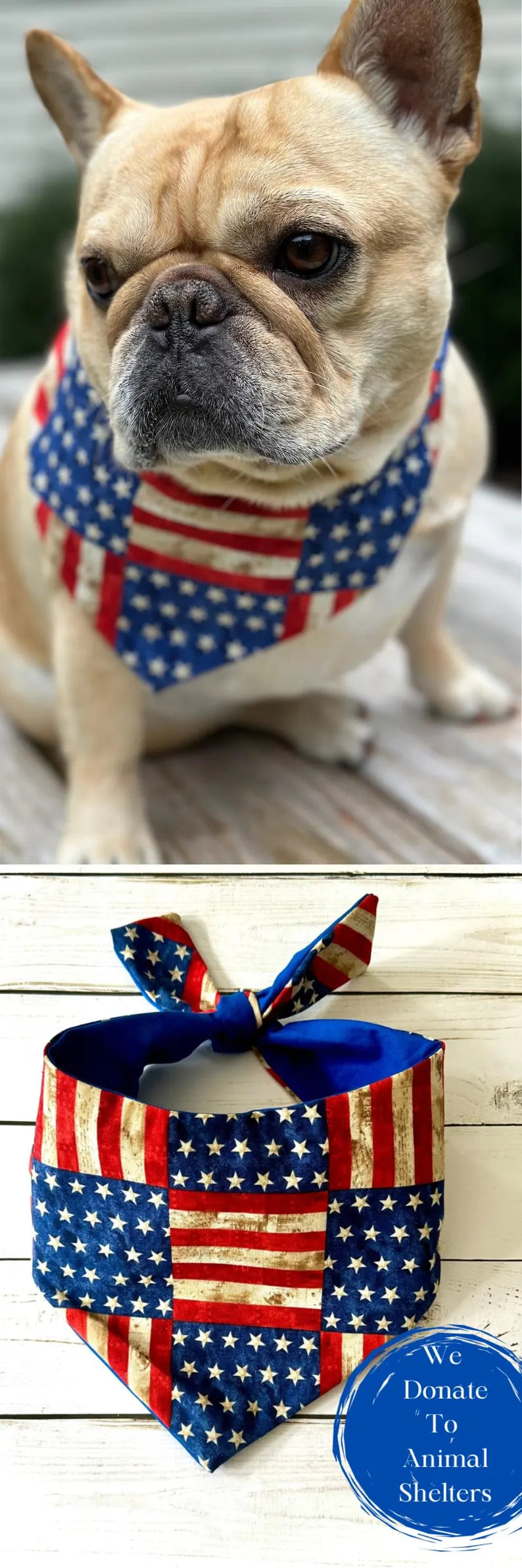 USA Dog Bandana Dog Bandana Happy Tails Outfitters