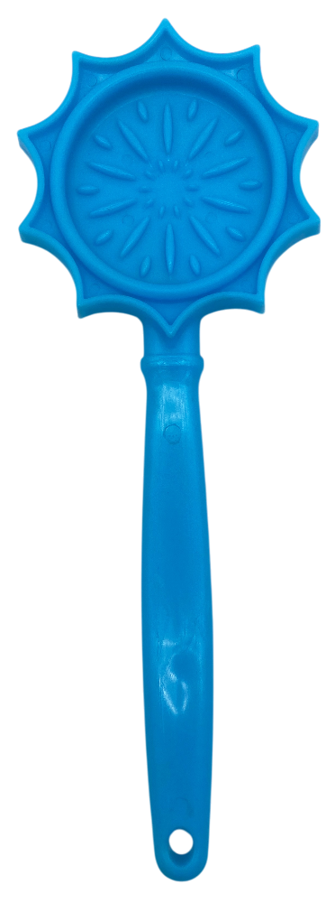 Lick Stick Hand-Held Dog Enrichment Toy - Interactive Lick Stick | USA Made Flower Lick Stick - Light Blue EMAT SodaPup/True Dogs, LLC