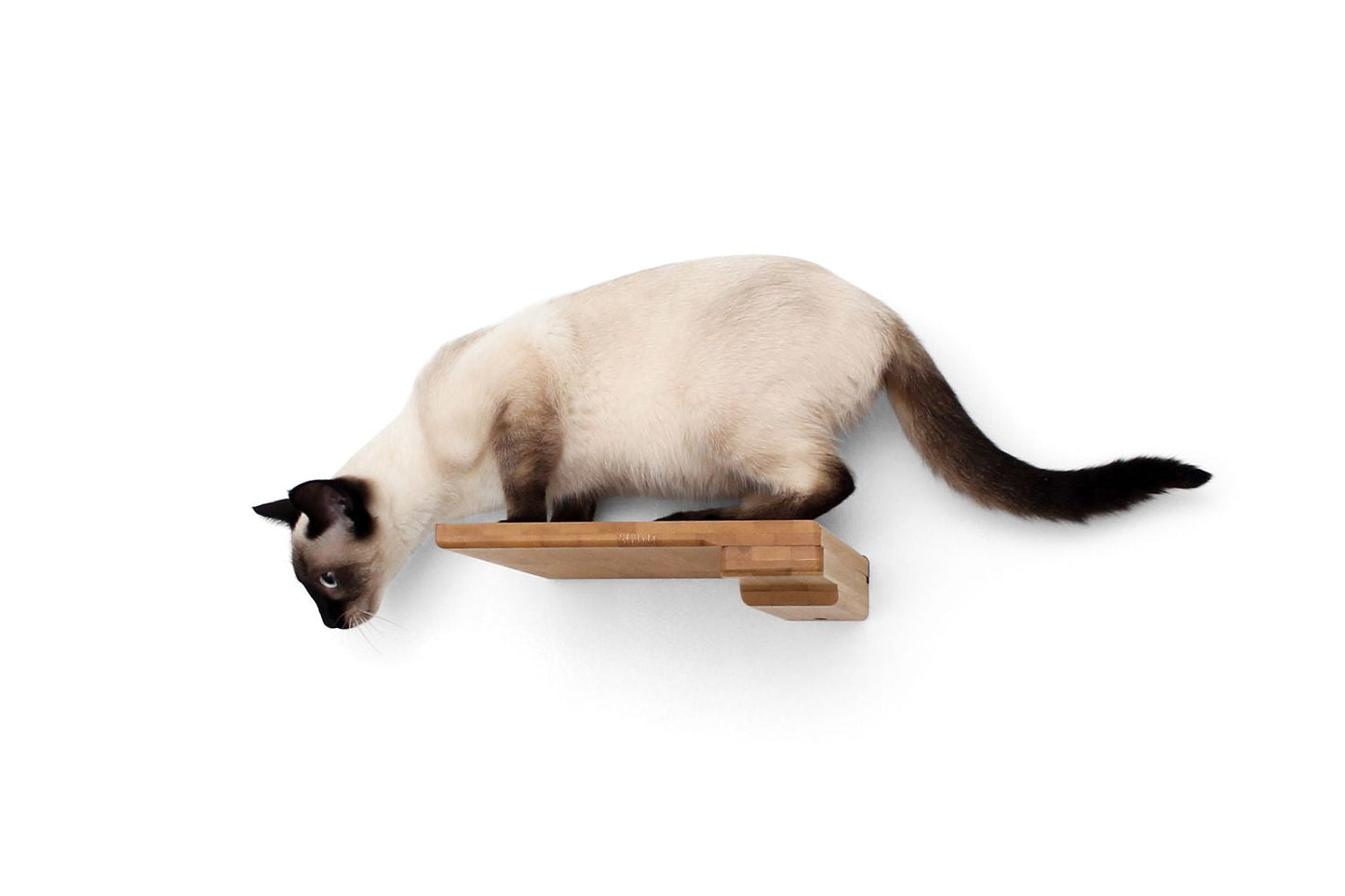 Cat Climbing Shelf Natural Bamboo None Cat shelves/bed Catastrophic Creations