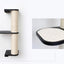Wall Mounted Cat Climbing Pole - Sisal Cat Scratcher Catastrophic Creations