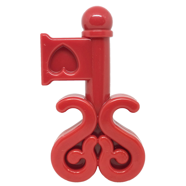 Key to My Heart Ultra Durable Nylon Dog Chew Toy Key to my Heart Nylon Toy- Red Nylon Dog Toys SodaPup/True Dogs, LLC