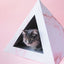 'Rose Quartz' Cardboard Cat Pyramid KittyKardboard