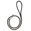 Soft Leather Dual-Color Braided Round Lead Dog Leashes Dogline