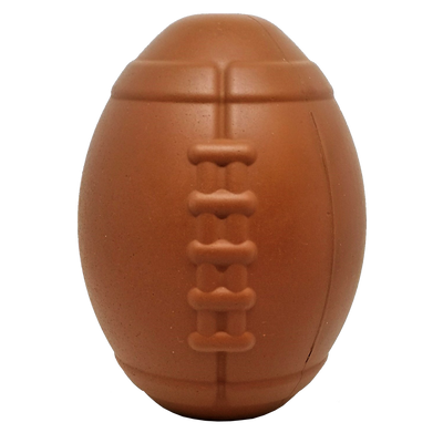 Football eDispenser Durable Rubber Chew Toy and Treat Dispenser Large Football Toy Rubber Dog Toys SodaPup/True Dogs, LLC