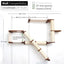 The Crossroads - Cat Wall Scratcher - Tree with Ramp Cat Condo Catastrophic Creations