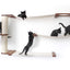 Cat Maze Wall - 3 Tier Cat Tree Cat Condo Catastrophic Creations