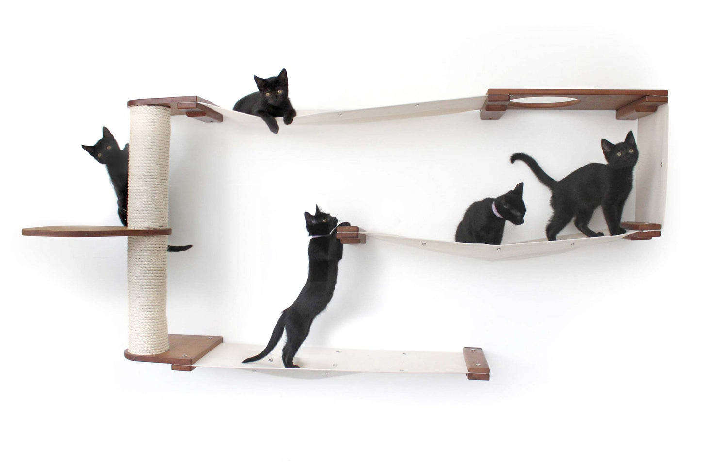Cat Maze Wall - 3 Tier Cat Tree Cat Condo Catastrophic Creations