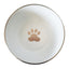 Deep Dog Bowl with Paw Print Design – Stainless Steel Bowl, Ideal for Small, Medium to Large Dogs – Rose Gold Deep Bowls American Pet Supplies