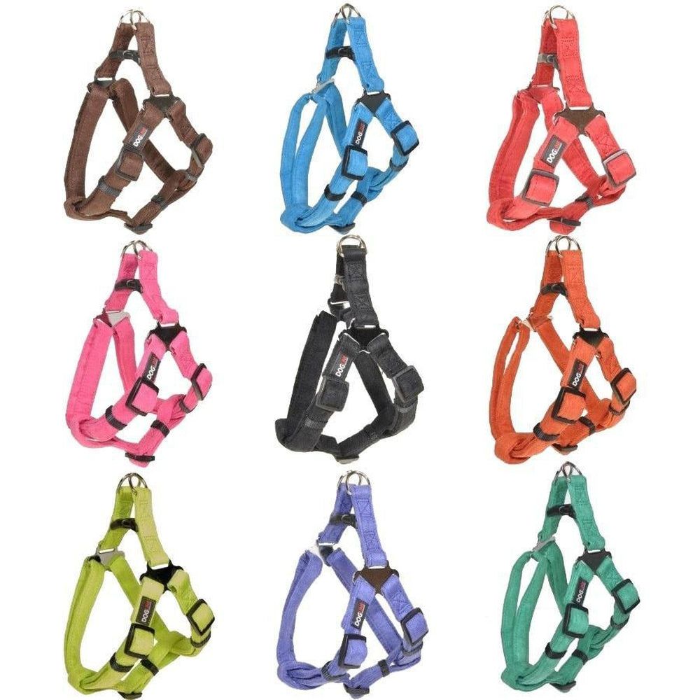 Comfort Microfiber Flat Step-In Dog Harness Dog Harnesses Dogline