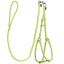 Comfort Microfiber Round Step-In Dog Harness + Dog Lead Lime Green 1 Dog Harnesses Dogline