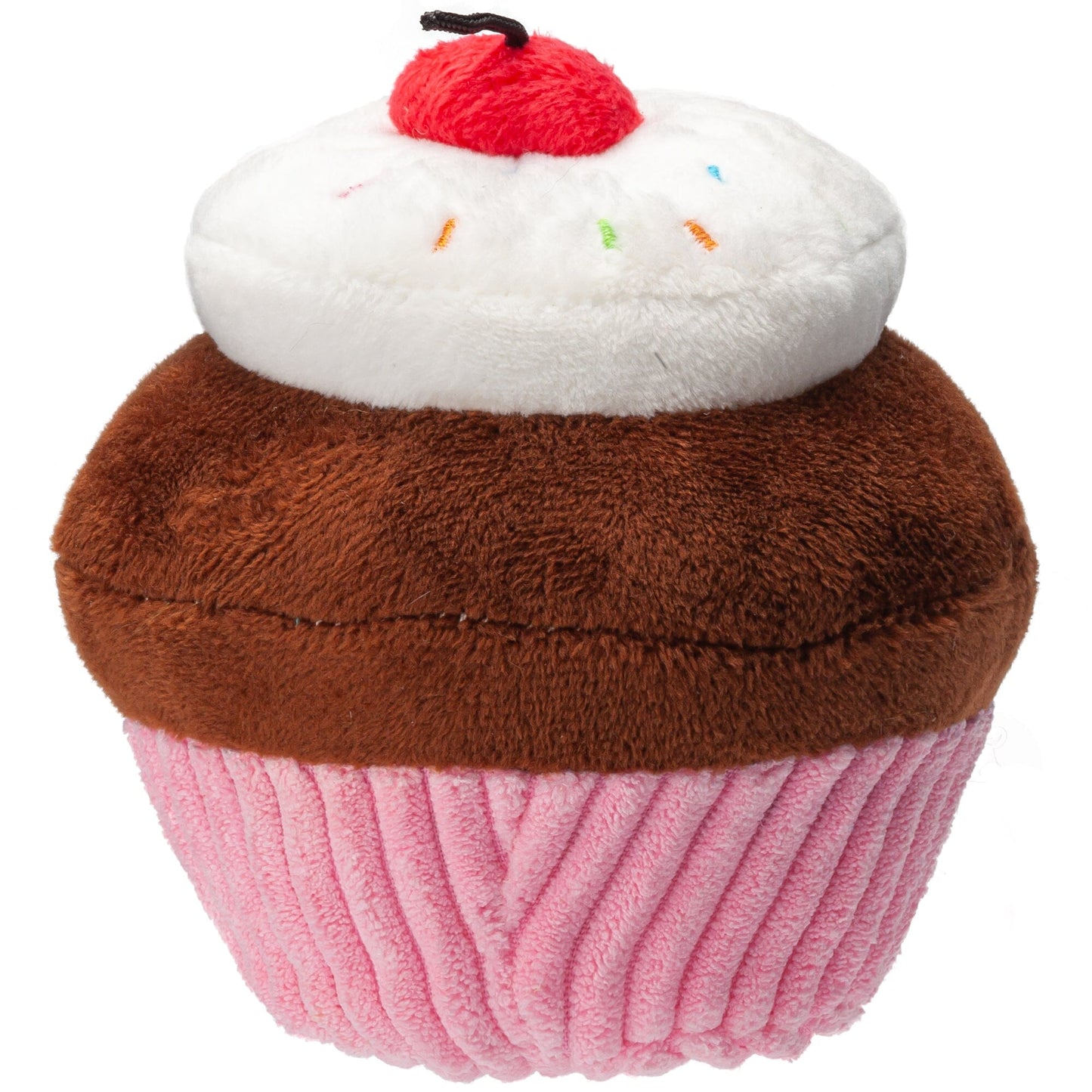 6" Cupcake Pink Dog Toy Dog Toys Dogline